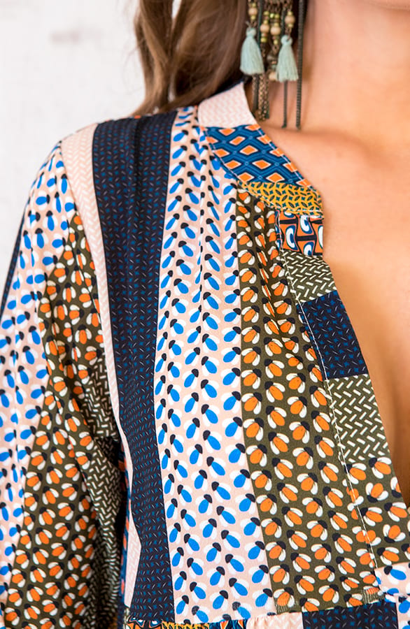 Noa Patchwork Tuniek Army – shoparchief, foto 5