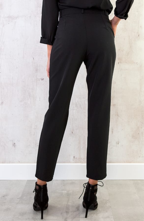 Pantalon Met Riem Zwart – shoparchief, foto 6