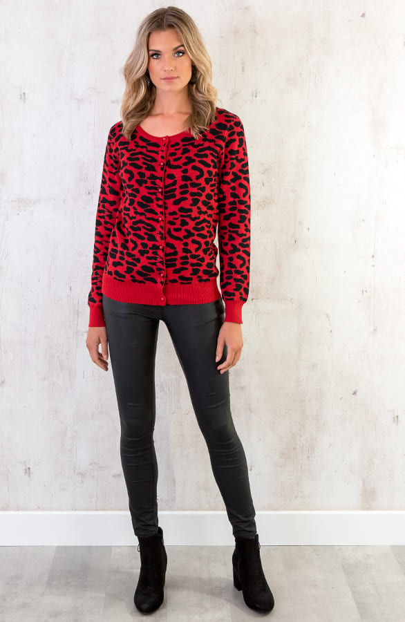 Panterprint Vest Rood – shoparchief, foto 6