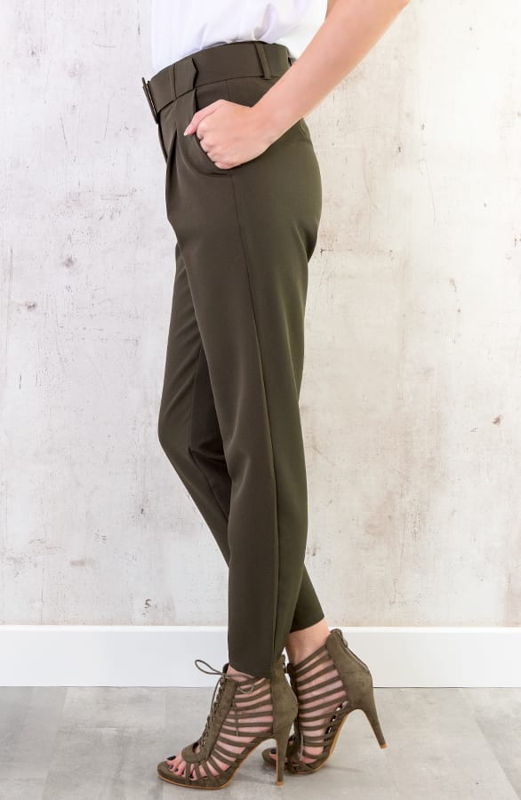 Pantalon Met Riem Army – shoparchief, foto 3