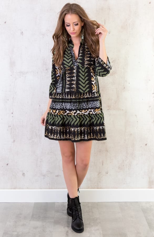 Fay Tuniek Aztec Panter Groen – shoparchief, foto 3