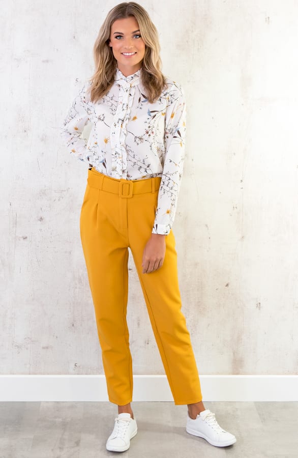Bloemen Blouse Wit – shoparchief, foto 5