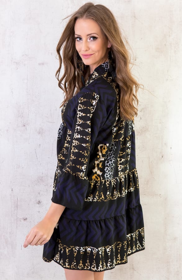 Fay Tuniek Aztec Panter Navy – shoparchief, foto 4