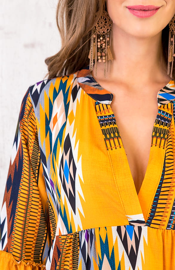 Noa Mexican Tuniek Geel – shoparchief, foto 5