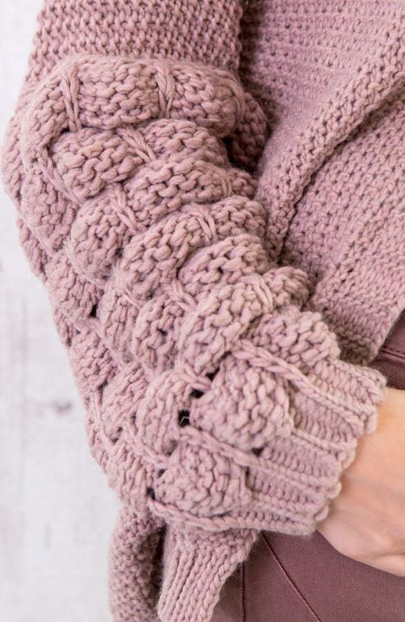 Gebreid Vest Limited Roze – shoparchief, foto 5