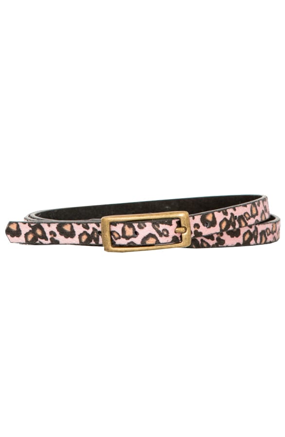 Leopard Riem Smal Roze – shoparchief, foto 1