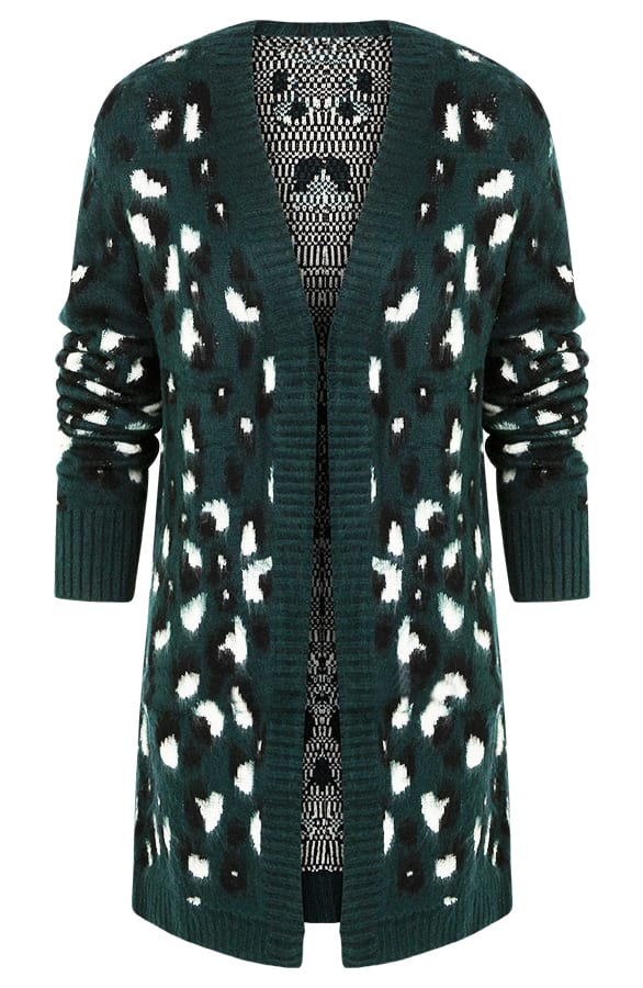 Leopard Vest Groen – shoparchief, foto 1