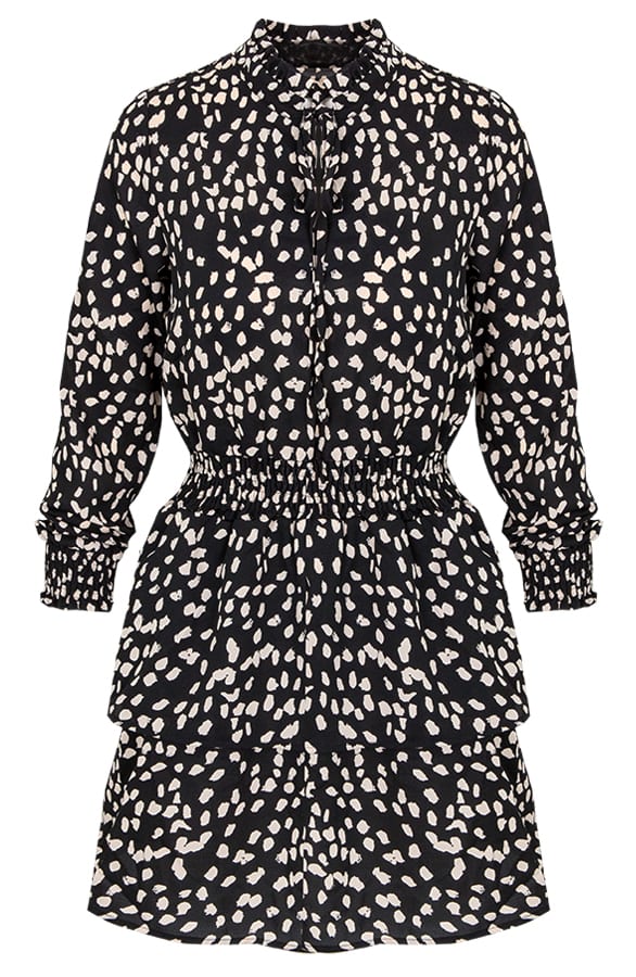 Print Jurk Zwart – shoparchief, foto 1