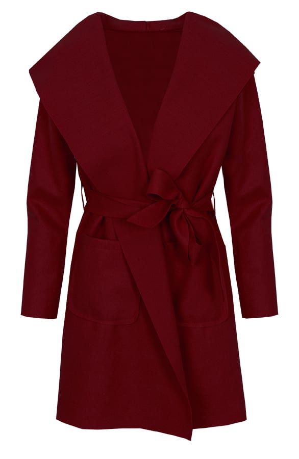 Wanted Coat Short Bordeaux – shoparchief, foto 1