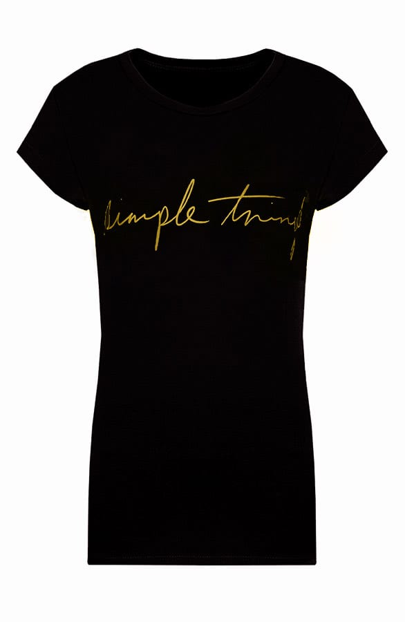 Simple Things Top Zwart Oker – shoparchief, foto 1