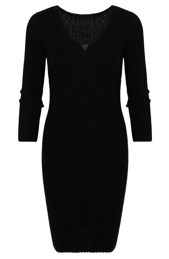 Stretch Jurk Zwart – shoparchief, foto 1