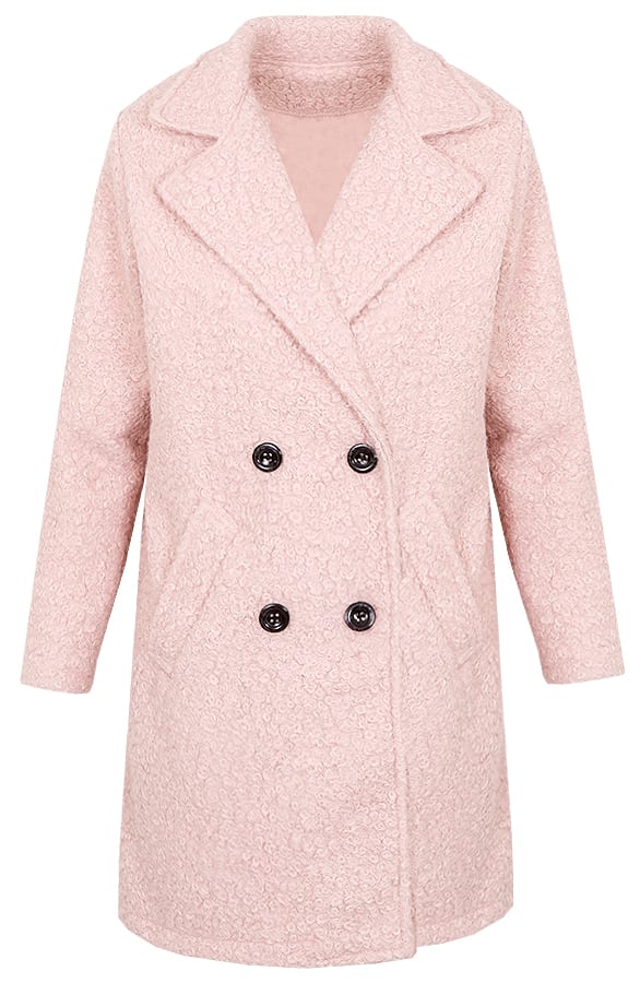 Teddy Coat Oud Roze – shoparchief, foto 1