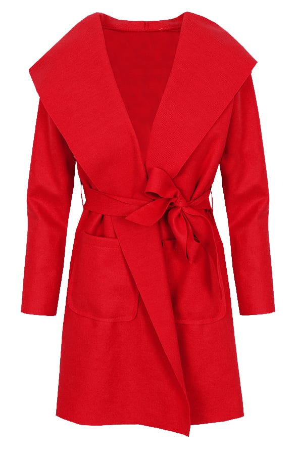 Wanted Coat Short Rood – shoparchief, foto 1