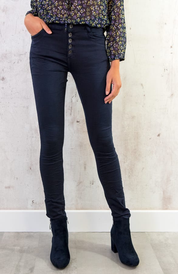 Chino Jeans MarineBlauw – shoparchief, foto 2