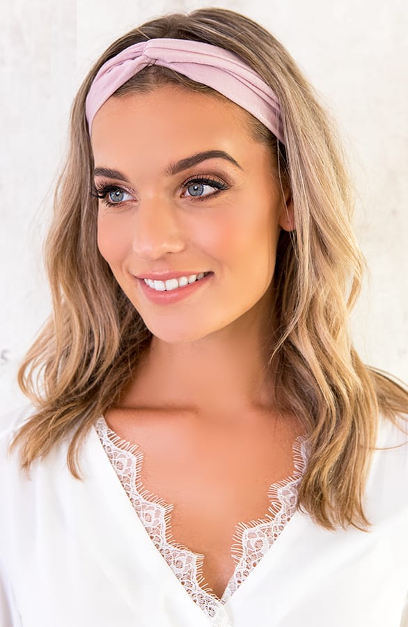 Zijde Haarband Roze – shoparchief, foto 2