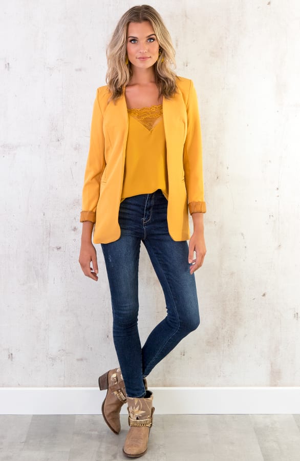 Blazer Limited Okergeel – shoparchief, foto 3