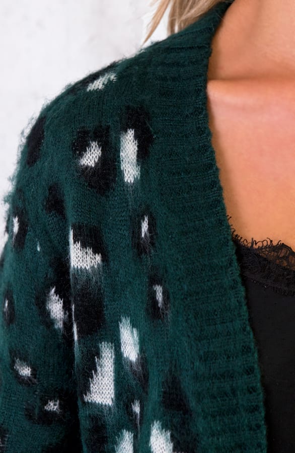 Leopard Vest Groen – shoparchief, foto 4