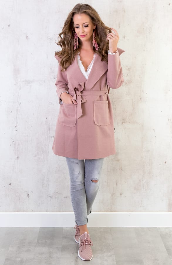 Wanted Coat Short Roze – shoparchief, foto 2