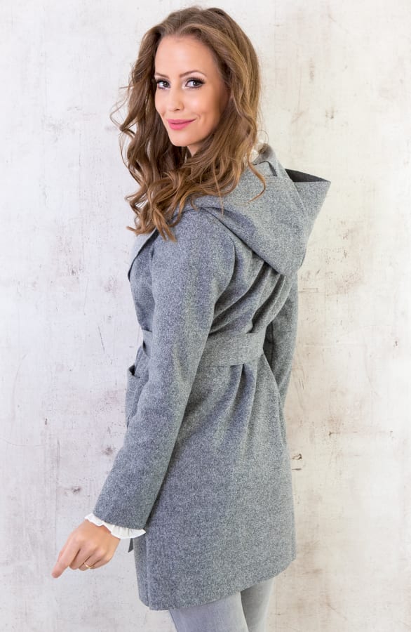 Wanted Coat Short Grijs – shoparchief, foto 7