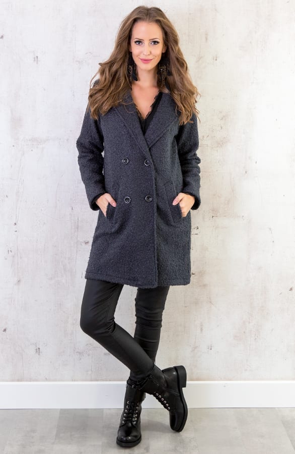 Teddy Coat Grijs – shoparchief, foto 3