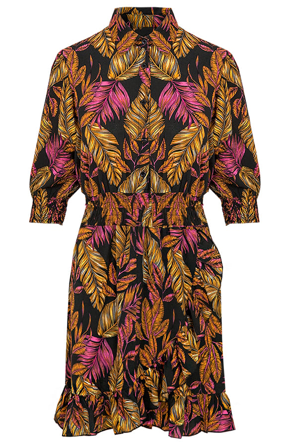 Autumn Palmtree Jurk – shoparchief, foto 1