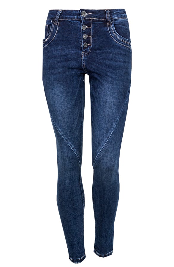 Chino Jeans Donker Blauw – shoparchief, foto 1