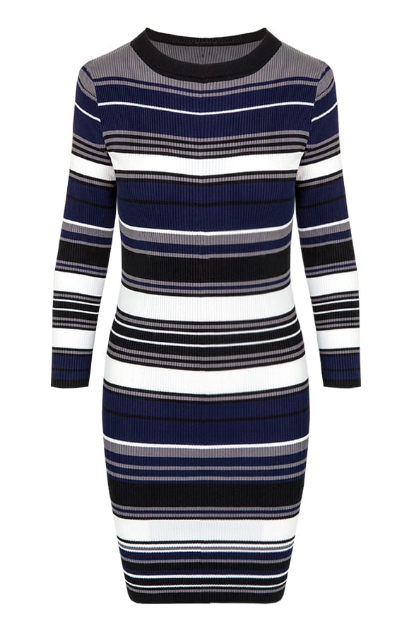Jurk Met Strepen Marine – shoparchief, foto 1