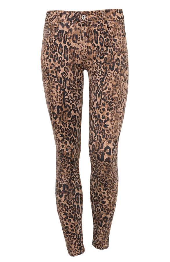 Leopard Skinny Jeans – shoparchief, foto 1