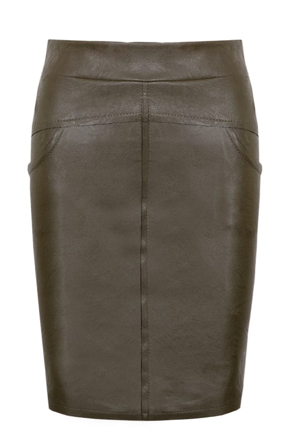 Rok Leer Legergroen – shoparchief, foto 1