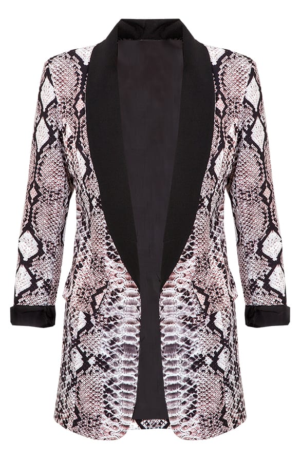 Snake Blazer Zwart – shoparchief, foto 1