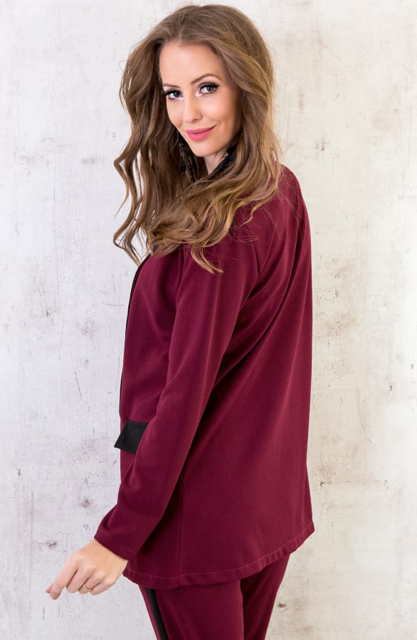 Wanted Blazer Bordeaux – shoparchief, foto 3