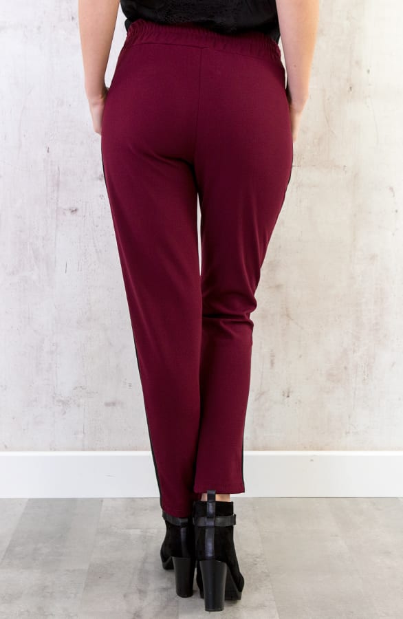 Strik Broek Bies Bordeaux – shoparchief, foto 5