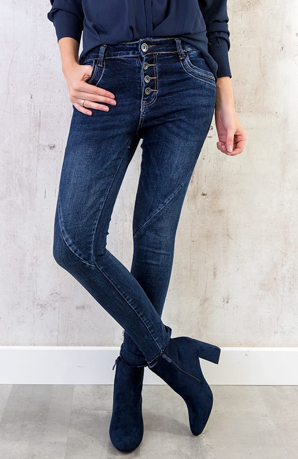 Chino Jeans Donker Blauw – shoparchief, foto 2