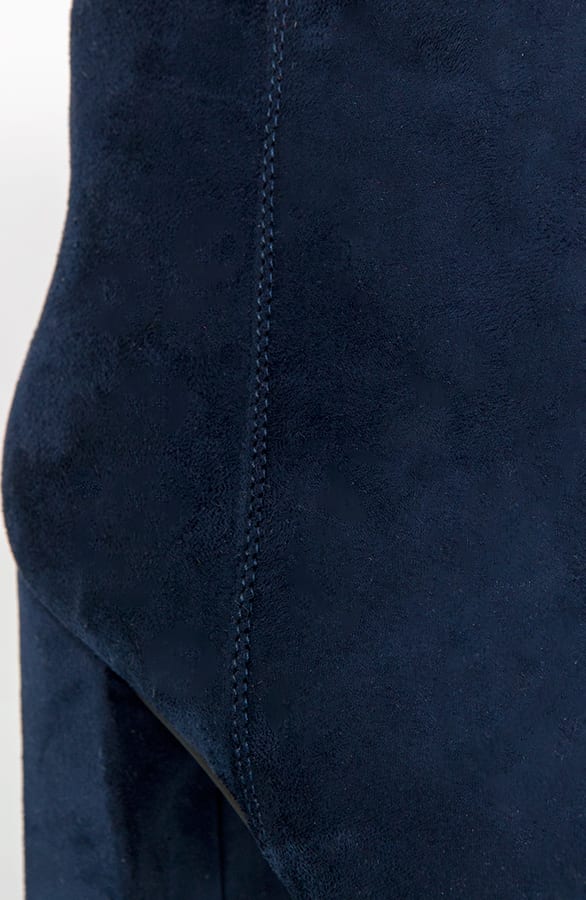 Suede Hakken Navy – shoparchief, foto 5
