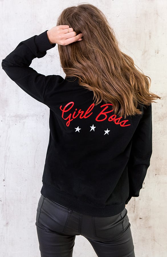 Girl Boss Sweater Zwart – shoparchief, foto 3