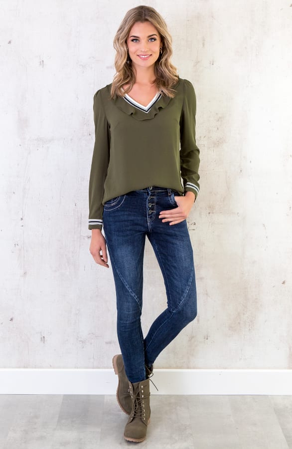Chino Jeans Donker Blauw – shoparchief, foto 7