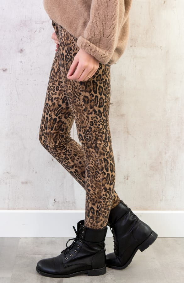 Leopard Skinny Jeans – shoparchief, foto 3