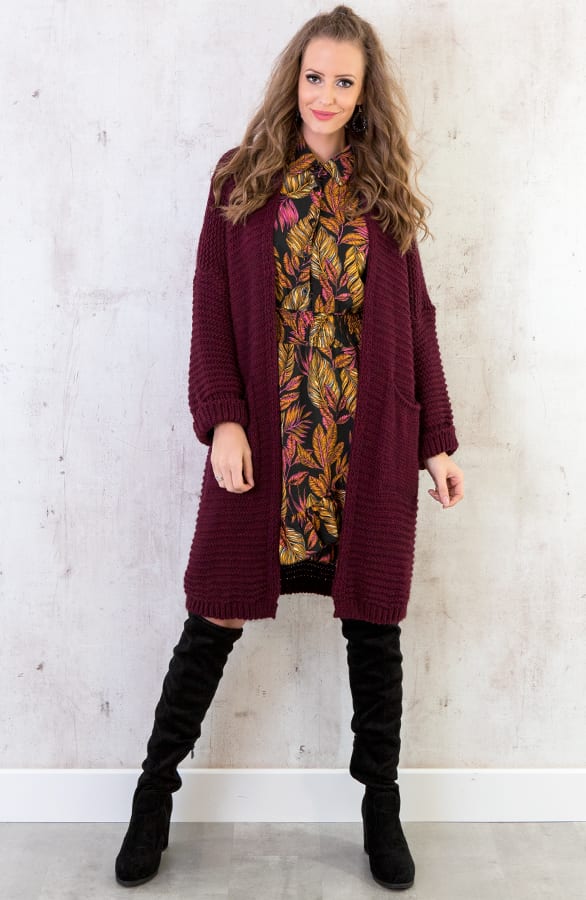 Autumn Palmtree Jurk – shoparchief, foto 3