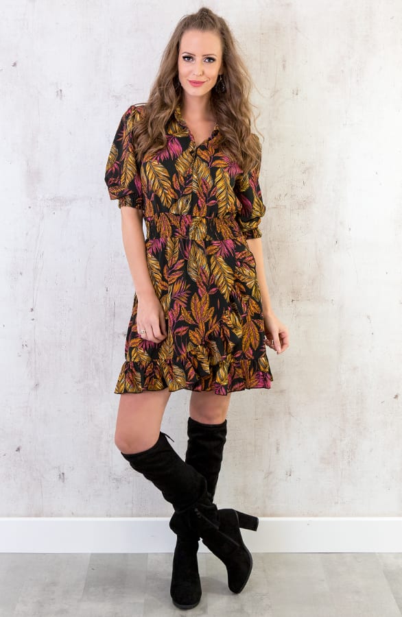 Autumn Palmtree Jurk – shoparchief, foto 2