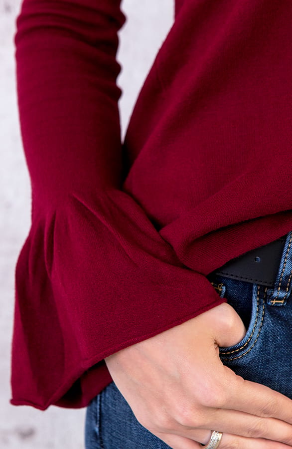 Flared Top Bordeaux – shoparchief, foto 4