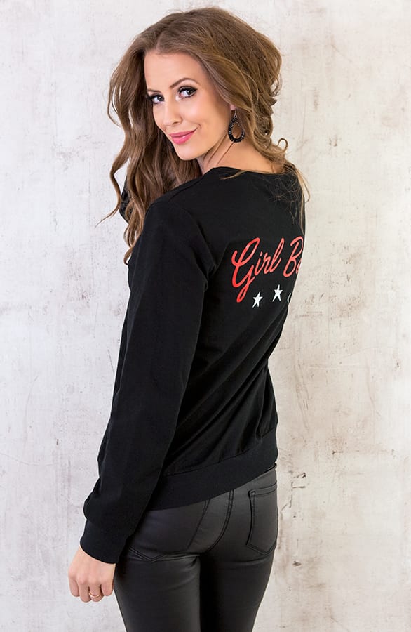 Girl Boss Sweater Zwart – shoparchief, foto 2