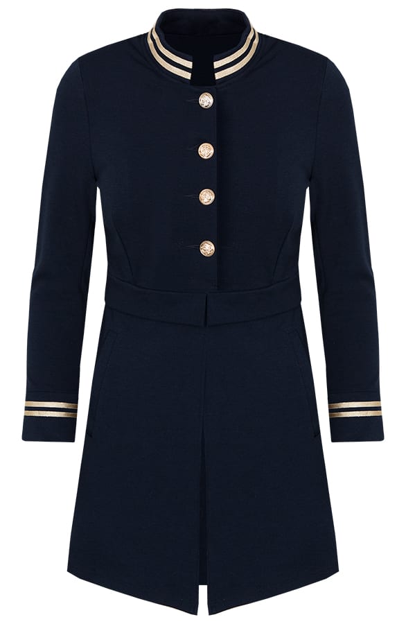 Button Blazer Lang Marine – shoparchief, foto 1
