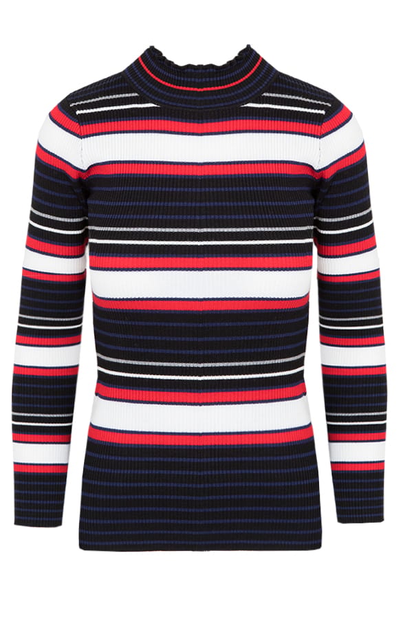 Gestreepte Stretch Trui – shoparchief, foto 1