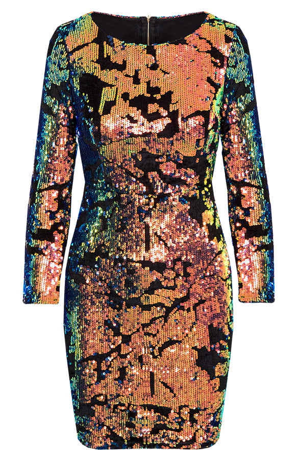 Pailletten Exclusive Jurk – shoparchief, foto 1