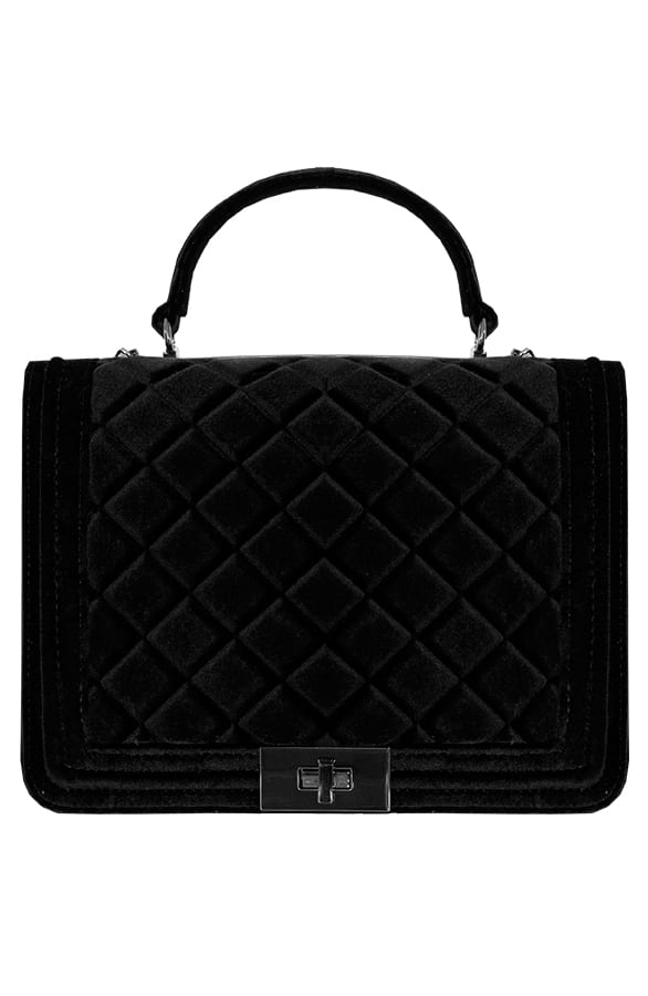 Tas Fluweel Zwart – shoparchief, foto 1