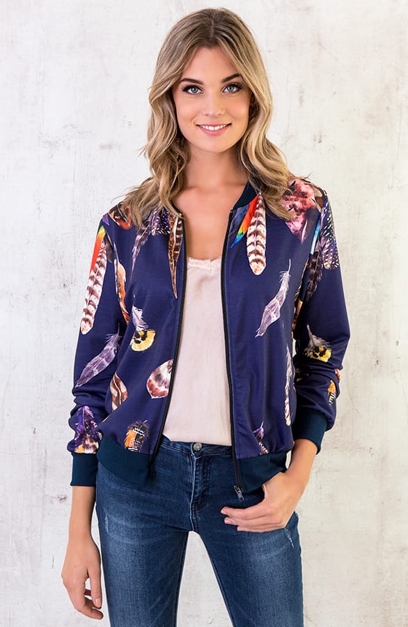 Feather Jacket Blue – shoparchief, foto 2