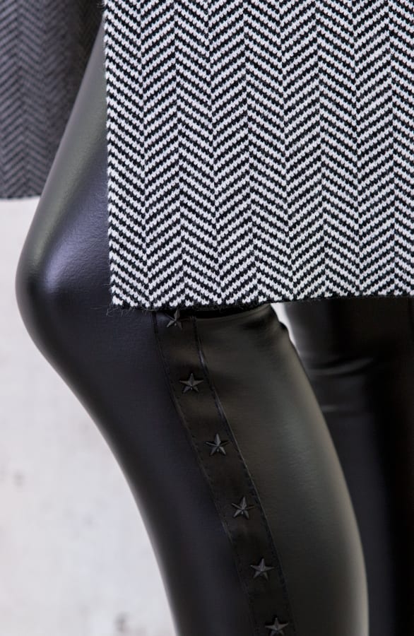 Leren Legging Met Sterren – shoparchief, foto 2