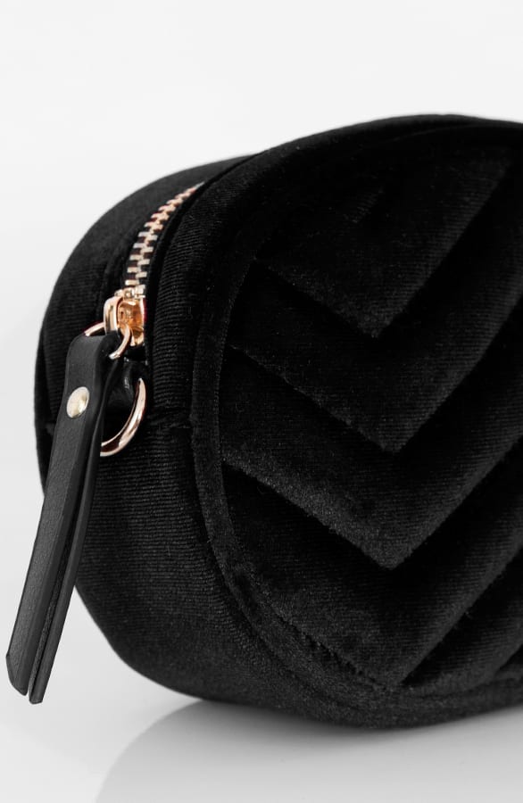 Bumbag Fluweel Zwart – shoparchief, foto 2
