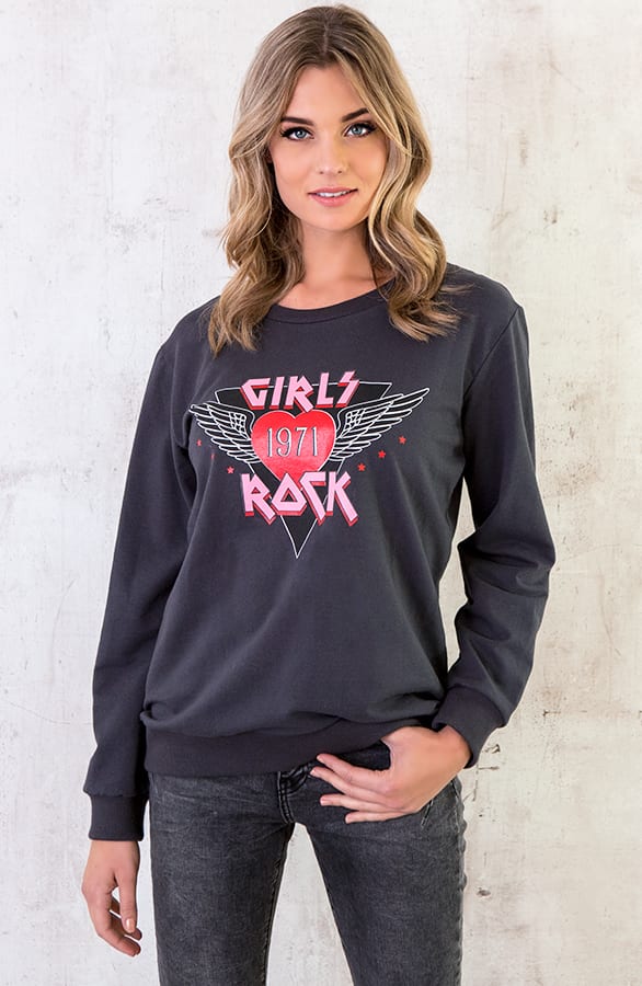 Girls Rock Sweater Antraciet – shoparchief, foto 4