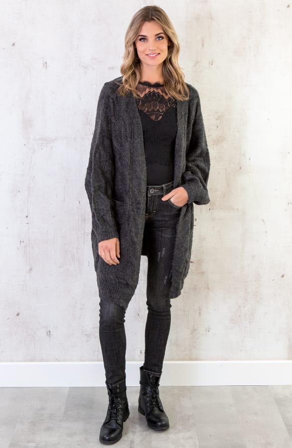 Stretch Jeans Donkergrijs – shoparchief, foto 3